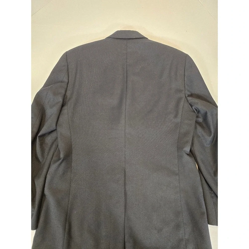 Lauren Ralph Lauren Mens Blazer Jacket Wool‎ Blend Two Button Black 38R